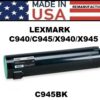 LEXMARK C945 TONER - BLACK - USA Made