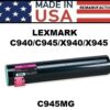 LEXMARK C945 TONER - MAGENTA - USA Made