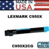 LEXMARK C950 TONER - CYAN - USA Made