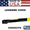 LEXMARK C950 TONER - YELLOW - USA Made