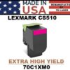 LEXMARK CS510 TONER - MAGENTA XHY - USA Made