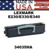 LEXMARK E330 TONER - USA Made