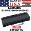 LEXMARK E460 TONER - MICR XHY - USA Made
