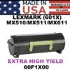 LEXMARK MX611 TONER - 20K - USA Made