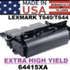 LEXMARK T644 TONER XHY - USA Made