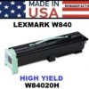 LEXMARK W840 TONER HY - USA Made
