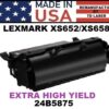 LEXMARK XS658 TONER XHY - USA Made