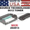 SOURCE TECH 9612 TONER - w/DRUM - USA Made
