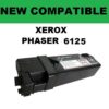 XEROX PHASER 6125 TONER - BLACK - New Compatible