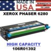XEROX PHASER 6280 TONER HY - CYAN - USA Made