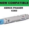 XEROX PHASER 6360 TONER - CYAN - New Compatible