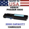 XEROX PHASER 6600 TONER HY - CYAN- USA Made