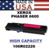 XEROX PHASER 6600 TONER HY - MAGENTA - USA Made