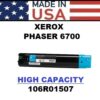 XEROX PHASER 6700 TONER 12K - CYAN - USA Made