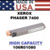 XEROX PHASER 7400 TONER HY - BLACK - USA Made