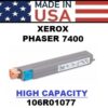 XEROX PHASER 7400 TONER HY - CYAN - USA Made