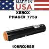 XEROX PHASER 7750 TONER - YELLOW - USA Made
