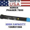XEROX PHASER 7800 TONER HY - CYAN - USA Made