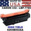 Canon CRG 332II TONER - BLACK HY - USA Made