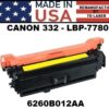Canon CRG 332 TONER - YELLOW - USA Made