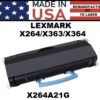 LEXMARK X264 TONER - USA Made