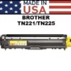 BROTHER # TN-225/TN-221 TONER - YELLOW - USA Made