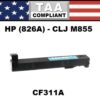 HP 826A - M885 TONER - CYAN - TAA COMPLIANT