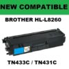 BROTHER # TN-433 TONER - CYAN - New Compatible