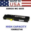 XEROX WC 6655 TONER HY - YELLOW - USA Made