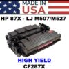 HP 87X - M501/M506/M527 TONER HY - USA Made