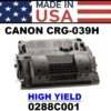 CANON CRG-039H TONER - USA Made