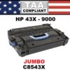 HP 43X - 9000 TONER - JUMBO YIELD - TAA COMPLIANT