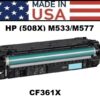 HP 508X - PRO M533/M577 TONER - CYAN HY - USA Made