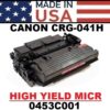 CANON CRG-041H (87X) TONER HY MICR - USA Made